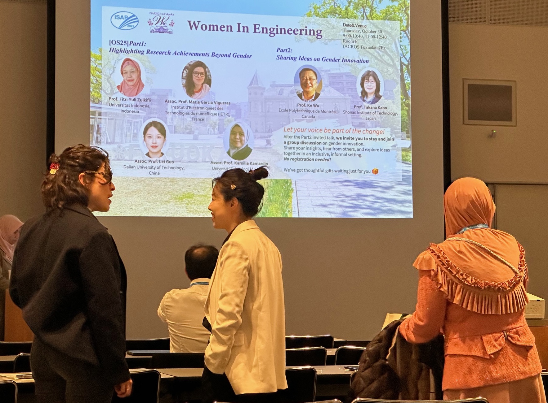 WIE session, ISAP 2025, Fukuoka